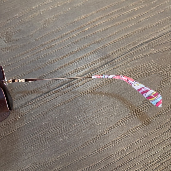 KATE SPADE ARIELLA RIMLESS SUNGLASSES GOLD GRADIENT - Picture 10 of 11